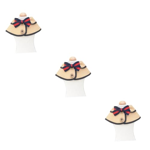 Supvox 3 STK Haustierumhang Hundehalsband süß Haustierzubehör kleine hundekleider Haustierspitze Speichelhalsband für Haustiere Haustier Kostü Poncho Umhang Chihuahua-Kleider von Supvox