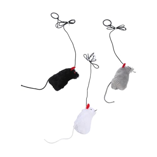Supvox Interaktive Plüschmaus Spielzeug Für Katzen 3 Stück Katze Spielspielzeug Necken Zufällig Supvox Interaktive Plüschmaus Spielzeug Für Katzen 3 Stück Katze Spielspielzeug Necken Zufällig von Supvox