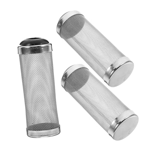 Supvox 3 Stück Edelstahl Aquarium Filterschutz Feines Metallgitter Schutzkorb Innendurchmesser Robuste Filterabdeckung für Fisch Garnelenaquarien Sicherer Wasserdurchfluss Supvox 3 Stück Edelstahl Aquarium Filterschutz Feines Metallgitter Schutzkorb Innendurchmesser Robuste Filterabdeckung für Fisch Garnelenaquarien Sicherer Wasserdurchfluss von Supvox
