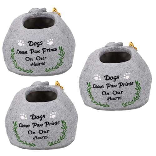 Supvox 3 Stück Haustier Denkmal Für Hunde Friedhofsdekoration Garten Grabstein Gedenk Grabvase Hunde Grabmarker Garten Grabsteine Vase Haustier Gedenksteine Haustier Sympathie Supvox 3 Stück Haustier Denkmal Für Hunde Friedhofsdekoration Garten Grabstein Gedenk Grabvase Hunde Grabmarker Garten Grabsteine Vase Haustier Gedenksteine Haustier Sympathie von Supvox