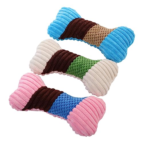 Supvox Quietschspielzeug für Hunde 3er-Pack Geformte Leckerli-spielzeuge für Hunde Kauspielzeug für Hunde Aus Plüsch Geräusche Zum Zähneknirschen und Reinigen Der Zähne des Haustiers Supvox Quietschspielzeug für Hunde 3er-Pack Geformte Leckerli-spielzeuge für Hunde Kauspielzeug für Hunde Aus Plüsch Geräusche Zum Zähneknirschen und Reinigen Der Zähne des Haustiers von Supvox