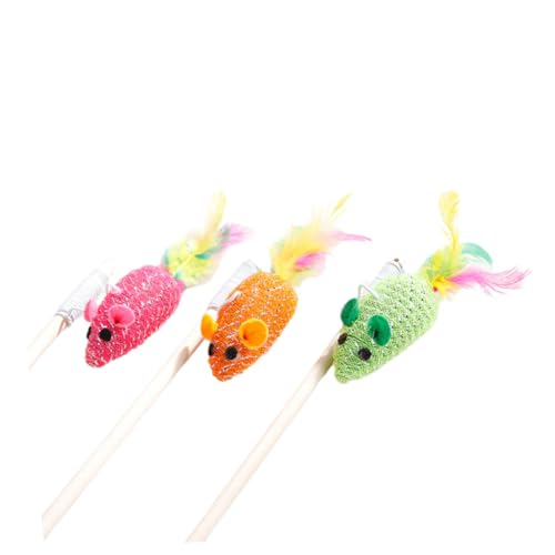 Supvox 3 Stück Haustierbedarf Katzen cat Toys katzenspielzeig trauzeugengeschenke The Present Edith Eger Mäuse Katzen Katzenkragenspielzeug Katzenspielzeug Zauberstab Bambus Supvox 3 Stück Haustierbedarf Katzen cat Toys katzenspielzeig trauzeugengeschenke The Present Edith Eger Mäuse Katzen Katzenkragenspielzeug Katzenspielzeug Zauberstab Bambus von Supvox