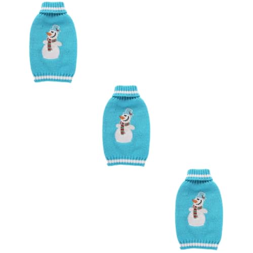 Supvox 3 Stück Haustierkleidung Hundepullover Haustierpullover Party Hundetuch Haustier Partykostü Hundekleidung Haustier Partykleidung von Supvox