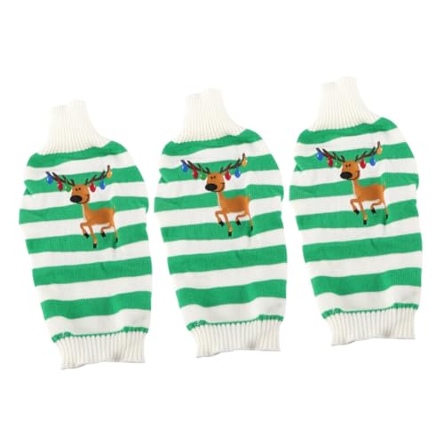 Supvox 3 Stück Haustierpullover Hundekleidung Welpenkleidung Hundepullover Haustier Weihnachtskleidung Supvox 3 Stück Haustierpullover Hundekleidung Welpenkleidung Hundepullover Haustier Weihnachtskleidung von Supvox