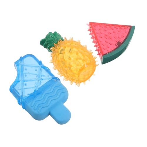 Supvox 3 Stück Interaktives TPR mit Quietscher für Welpen Zahnpflege und Training Design Wassermelone Ananas Supvox 3 Stück Interaktives TPR mit Quietscher für Welpen Zahnpflege und Training Design Wassermelone Ananas von Supvox