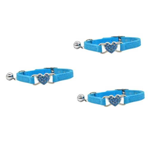 Supvox 3 Stück Katzenhalskette Verstellbares Katzenhalsband Strass Katzenkette Haustierhalsband Supvox 3 Stück Katzenhalskette Verstellbares Katzenhalsband Strass Katzenkette Haustierhalsband von Supvox