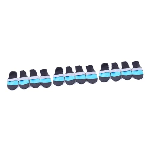 Supvox 3 Stück Paar wasserdichte Stiefel für Haustiere kleine Hundestiefel rutschfeste Hundeschuhe Hunde Schuhe Dog Shoes Oxford-Hundeschuhe aus Stoff wasserdichte hundestiefel Blue Supvox 3 Stück Paar wasserdichte Stiefel für Haustiere kleine Hundestiefel rutschfeste Hundeschuhe Hunde Schuhe Dog Shoes Oxford-Hundeschuhe aus Stoff wasserdichte hundestiefel Blue von Supvox
