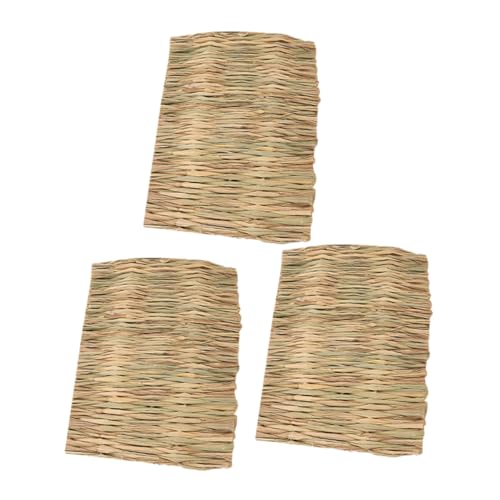 Supvox Hasenbett Für - 3 Stück Grasstreu-heumatten Nistmatte Heumatte Für Kleintierkäfige Natürliche Strohstreu Für Supvox Hasenbett Für - 3 Stück Grasstreu-heumatten Nistmatte Heumatte Für Kleintierkäfige Natürliche Strohstreu Für von Supvox