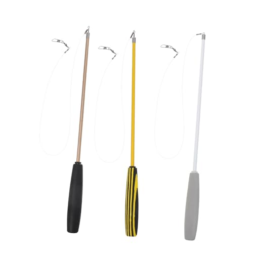 Supvox 3 Stück Teiliges DIY Katzenspielzeug Bunte Katzenangel für Wohnungskatzen Leichtes Interaktives Katzenspielzeug für Indoor Sicher und Tragbar Fördert Bindung und Zufällige Farbe Supvox 3 Stück Teiliges DIY Katzenspielzeug Bunte Katzenangel für Wohnungskatzen Leichtes Interaktives Katzenspielzeug für Indoor Sicher und Tragbar Fördert Bindung und Zufällige Farbe von Supvox
