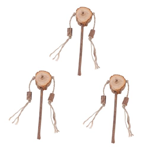 Supvox 3 Stück Teiliges Katzenspielzeug Rassel Sticks aus Langlebigem Material zur Zahnreinigung und Stressreduktion Kleine für Einfache Aufbewahrung für Katzen und Kätzchen zur von Supvox