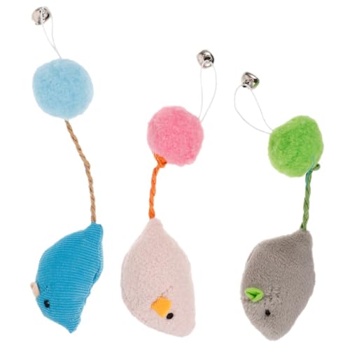 Supvox 3 Stück Teiliges Plüsch Mäuse Katzenspielzeug Interaktives Langlebiges Kuschelspielzeug für Kätzchen und Katzen Fördert Bewegung und Geistige Aktivität Geeignet für Indoor Katzen Supvox 3 Stück Teiliges Plüsch Mäuse Katzenspielzeug Interaktives Langlebiges Kuschelspielzeug für Kätzchen und Katzen Fördert Bewegung und Geistige Aktivität Geeignet für Indoor Katzen von Supvox