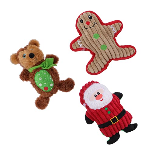 Supvox 3 Stücke Weihnachten Plüsch Hund Spielzeug Quietschende Weihnachten Hund Spielzeug Für Haustier Spielzeit Supvox 3 Stücke Weihnachten Plüsch Hund Spielzeug Quietschende Weihnachten Hund Spielzeug Für Haustier Spielzeit von Supvox