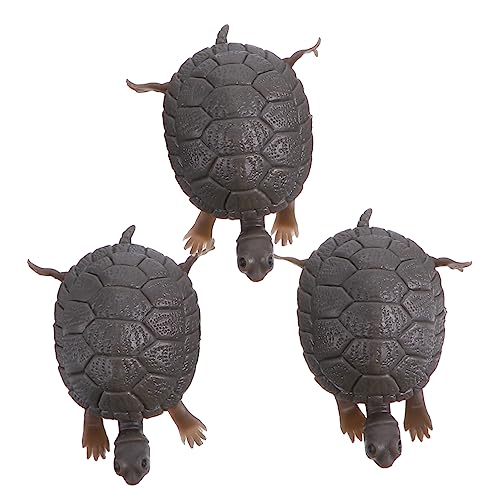 Supvox 3 Stück künstliche Schildkrötenverzierung Aquarienschildkröte Schildkröten-Aquarienfigur klein Meerestiere künstliche Fische plastikfische Aquarienverzierung künstliche Landschaft von Supvox