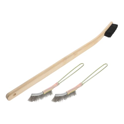 Supvox 3stücke Teiliges Reinigungsset Für Vogelkäfige Speziell Für Vögel Langlebige Bürste Mit Holzgriff Effektive Reinigung Für Papageien Und Andere Haustiere Unverzichtbares von Supvox