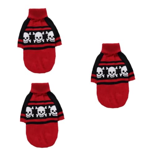 Supvox 3stücke Halloween Hundepullover Mit Einzigartigem Design Lustiger Cosplay-Kleidung Für Haustiere Für Partys Und Langlebigem Material von Supvox