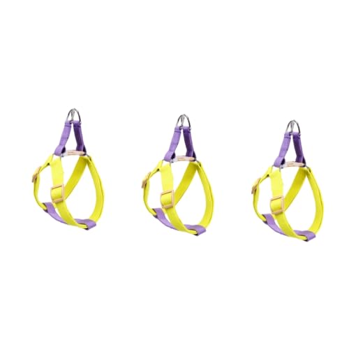 Supvox 3 STK Hundegeschirr in Farbe Hunde tragerucksack Hunde tragetuch Hundegeschirr mit d-förmiger Schnalle Warnweste Welpengeschirr Haustierweste Verstellbares Haustierhalsband Gurt Supvox 3 STK Hundegeschirr in Farbe Hunde tragerucksack Hunde tragetuch Hundegeschirr mit d-förmiger Schnalle Warnweste Welpengeschirr Haustierweste Verstellbares Haustierhalsband Gurt von Supvox