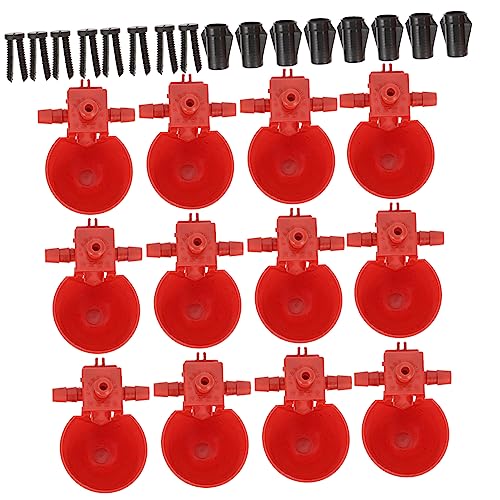 Supvox 30 Stück Rote Verstellbare Automatische Wasserzufuhr Für Hühner Und Vögel Taubentränke Geflügeltränke Einfach Zu Verwendendes Abs-Material Für Den Heimbauernhof Zufällige Farbe Supvox 30 Stück Rote Verstellbare Automatische Wasserzufuhr Für Hühner Und Vögel Taubentränke Geflügeltränke Einfach Zu Verwendendes Abs-Material Für Den Heimbauernhof Zufällige Farbe von Supvox