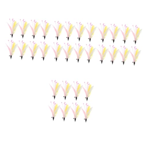 Supvox 32 STK Katzen-Teaser-Nachfüllung Spielzeug Zauberstäbe für Katzen federstange plüschtiere Plume-Katzenstäbe Katzen-Teaser-Zauberstab Raupe Katzenstock abspielen Zubehör Ersatz Supvox 32 STK Katzen-Teaser-Nachfüllung Spielzeug Zauberstäbe für Katzen federstange plüschtiere Plume-Katzenstäbe Katzen-Teaser-Zauberstab Raupe Katzenstock abspielen Zubehör Ersatz von Supvox