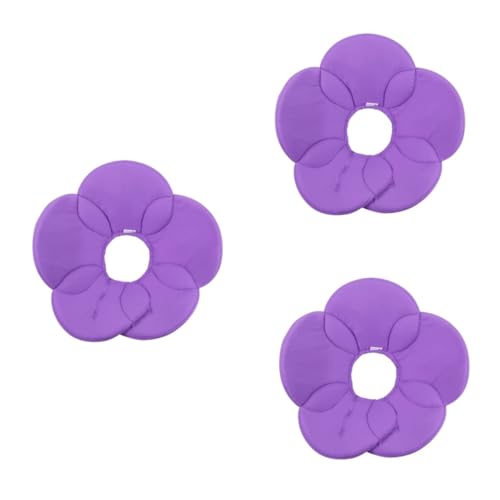 Supvox 3St Elisabethanisches Halsband für Hunde Linimente Schildkragen für Haustiere elisabethanisches Haustierhalsband Haustier-Halskette Anti-Griff die Blumen Violett von Supvox