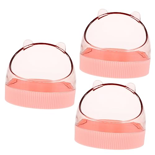 Supvox 3stücke Transparente Hamsterfutter Und Wasserschalen Für Hamster Und Andere Kleintiere Sichere Und Langlebige Futternäpfe Für Angenehme Fütterungserfahrung von Supvox
