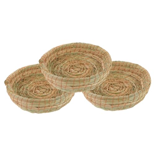 Supvox 3 Stücke Woven Nest Waschbar Bett Sicher Für Hamster Chinchilla Gerbil von Supvox