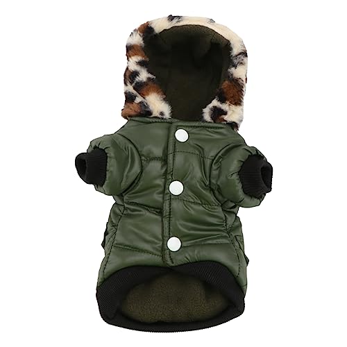 Supvox 3St Hundemäntel Welpen-Outfits Pelzkragen Hundeweste Kapuzenpullover für Hunde hundejacke Hunde Jacke Welpen-Hoodie Hoodies Hundevlies Hunde-Hoodie Haustier Jacke mit Hut Kleidung von Supvox