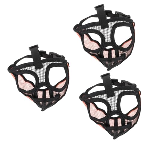 Supvox 3St Hundemaske Schnauze für französische Bulldogge Maulkorb für große Hunde Hundebesitzer hundegurt Haustier Mesh-Maulkorb Anti-Biss-Maulkorb Yingdou Gesichtsmaske Kurze Nase PVC Supvox 3St Hundemaske Schnauze für französische Bulldogge Maulkorb für große Hunde Hundebesitzer hundegurt Haustier Mesh-Maulkorb Anti-Biss-Maulkorb Yingdou Gesichtsmaske Kurze Nase PVC von Supvox