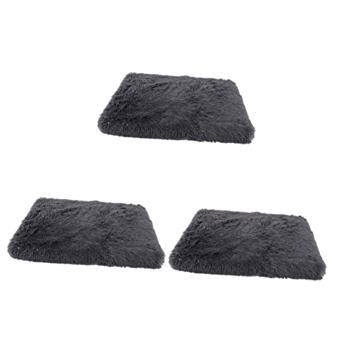 Supvox 3St Kissen für Haustiere Camas para Perros Katzenmatte für Haustierkäfig Plüsch katzenbett Animal Polster hundematte für den Haushalt Bequeme geschmeidige Matte Tuch Dark Grey Supvox 3St Kissen für Haustiere Camas para Perros Katzenmatte für Haustierkäfig Plüsch katzenbett Animal Polster hundematte für den Haushalt Bequeme geschmeidige Matte Tuch Dark Grey von Supvox