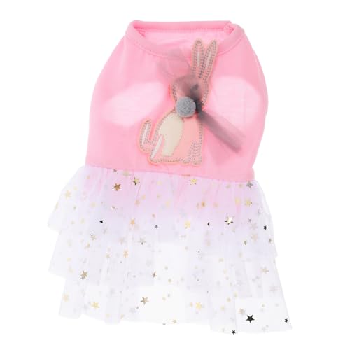 Supvox 3St Kleid für Hund Kostüme für ädchen Windeln für Papageienbabys Outfits für ädchen a Dogs Journey hundekostü Kleider Kleidung Party-Hundetuch Rock Prinzessinenkleid Rosa von Supvox