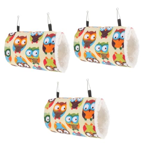 Supvox 3St Papageien-Tunnel-Hängematte Frettchen Bett Spielzeug und Zubehör für Meerschweinchenkäfige Hamster Spielzeug hamsterspielzeug Frettchen Röhre Schlafbett für Hamster Plüsch Supvox 3St Papageien-Tunnel-Hängematte Frettchen Bett Spielzeug und Zubehör für Meerschweinchenkäfige Hamster Spielzeug hamsterspielzeug Frettchen Röhre Schlafbett für Hamster Plüsch von Supvox