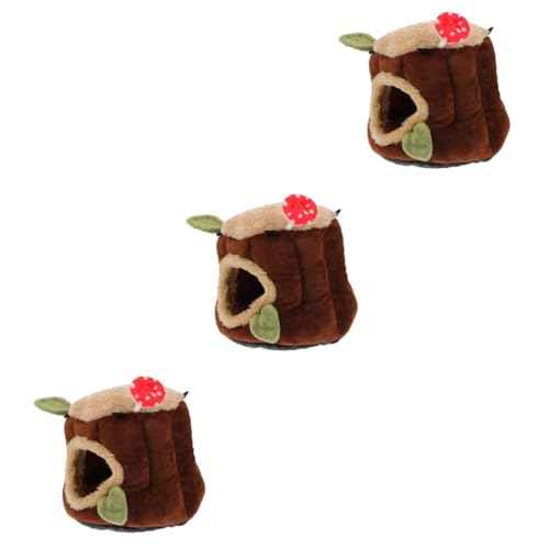 Supvox 3 Stücke Nette Chinchilla Hamster Hütte Warme Bett Und Verschleiß-beständig Material Supvox 3 Stücke Nette Chinchilla Hamster Hütte Warme Bett Und Verschleiß-beständig Material von Supvox