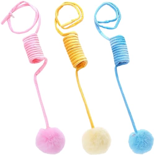 Supvox 3Stücke Teiliges Plüsch Katzenspielzeug Interaktives Ballspielzeug mit Saugbecher für Indoor Katzen Elastisches Design Fördert Aktivität und Gesundheit Supvox 3Stücke Teiliges Plüsch Katzenspielzeug Interaktives Ballspielzeug mit Saugbecher für Indoor Katzen Elastisches Design Fördert Aktivität und Gesundheit von Supvox