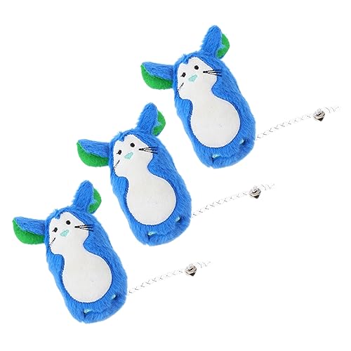 Supvox 3stücke Spielmaus Für Katzen Plüsch-katzenspielzeug Cartoon-mäusespielzeug Lustiges Spielzeug Katzenmaus Mäuse Für Katzen Katzenspielzeug Für Drinnen Maus-plüschtier von Supvox