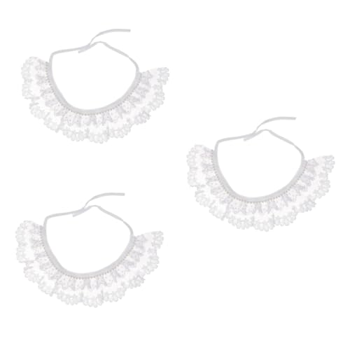 Supvox 3st Halsband-lätzchen Für Haustiere Katzenhalsband Haustierzubehör Haustier Hundesammler Haustierbedarf Welpenhalsbänder Für Kleine Welpen Hundehalsband Hijab Nacken Schal von Supvox