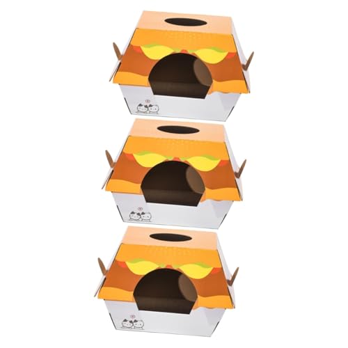 Supvox 3st Hamburger Katzennest Katzenkratzpapier Katzenhöhle Spielzeug Katzenhaus Im Freien Kätzchenkratzer Katzenbett Im Freien Kätzchenbett Lustig Wellpapier Katze Kratzbett Haustier Supvox 3st Hamburger Katzennest Katzenkratzpapier Katzenhöhle Spielzeug Katzenhaus Im Freien Kätzchenkratzer Katzenbett Im Freien Kätzchenbett Lustig Wellpapier Katze Kratzbett Haustier von Supvox
