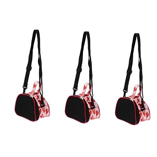Supvox 3 Stücke Praktische Tier Tragen Tasche Atmungsaktive Haustier Tasche Zipper Griff Für von Supvox