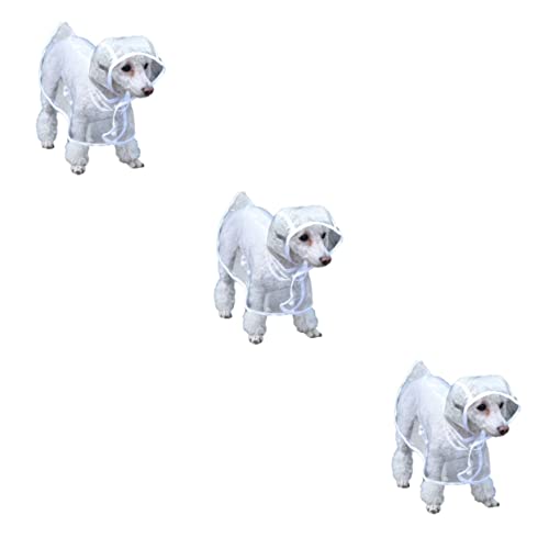 Supvox 3st Haustier Hund Regenmantel Hundebett wasserdichte Regenjacke Durchsichtiger Regenponcho Hunderegenmäntel Für Kleine Hunde Welpe Kleiner Hunderegenmantel Wimperntusche Weiß Supvox 3st Haustier Hund Regenmantel Hundebett wasserdichte Regenjacke Durchsichtiger Regenponcho Hunderegenmäntel Für Kleine Hunde Welpe Kleiner Hunderegenmantel Wimperntusche Weiß von Supvox
