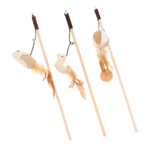 Supvox 3stücke Interaktive Katzenspielzeuge Katzenangel Mit Federn Mäusen Und Bällen Fördert Die Aktivität Und Ihrer Katze Für Gesunde Spiele Und Stärkere Bindung Supvox 3stücke Interaktive Katzenspielzeuge Katzenangel Mit Federn Mäusen Und Bällen Fördert Die Aktivität Und Ihrer Katze Für Gesunde Spiele Und Stärkere Bindung von Supvox