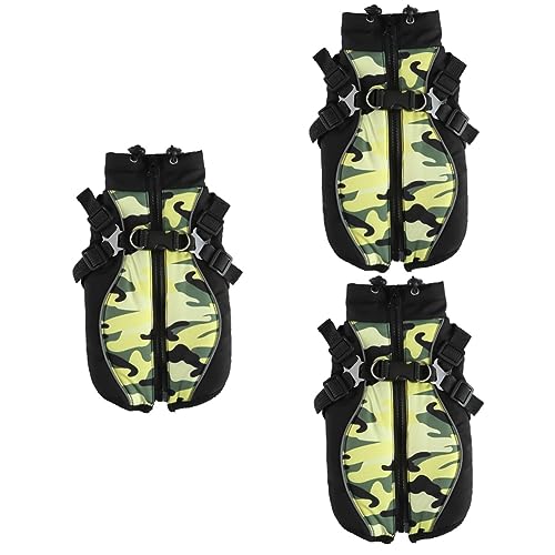 Supvox 3st Haustier Mantel Warme Hundekleidung Hundeoverall Hundeweste Haustier Tuch Bequemes Welpenkostüm Hundemäntel Hundeklamotten Hundezubehör Für Welpen Hunde-Pyjama Green Polyester Supvox 3st Haustier Mantel Warme Hundekleidung Hundeoverall Hundeweste Haustier Tuch Bequemes Welpenkostüm Hundemäntel Hundeklamotten Hundezubehör Für Welpen Hunde-Pyjama Green Polyester von Supvox