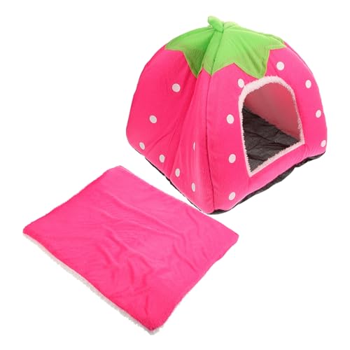 Supvox 3 Stück Haustierbett Hundebett Haustierbett Erdbeernest Abnehmbares Haustierbett Erdbeerbett Haustierprodukte Abnehmbare Haustierprodukte Stoffhülle Haustierbett Kuppelzelt Supvox 3 Stück Haustierbett Hundebett Haustierbett Erdbeernest Abnehmbares Haustierbett Erdbeerbett Haustierprodukte Abnehmbare Haustierprodukte Stoffhülle Haustierbett Kuppelzelt von Supvox