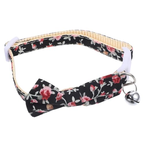 Supvox 3st Haustierhalsband-dekor Glockenkragen Mit Fliege Schönes Kätzchenhalsband Katze Hundehalsband Katzenhalsband Im Freien Empfindlich Polyester-Nylon Kleine Sonnenblume von Supvox