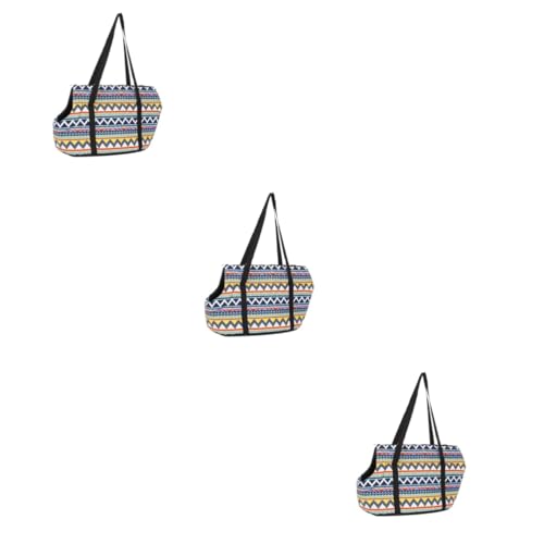 Supvox 3 Stücke Tragetasche Für Haustierausflug Schultertasche Für Hundewelpen Reise Umhängetasche Handtragetasche Mode von Supvox
