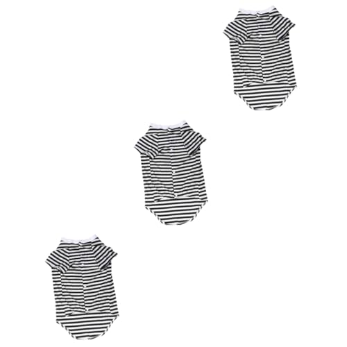 Supvox 3st Hundehemden Die Baumwollweste Löwe Hundekostü Hundeweste Aus Baumwolle Große Brücke Für Aquarium Haustierkleidung Frühlings- Und Sommerweste Outfits Zubehör Plüsch Hund von Supvox