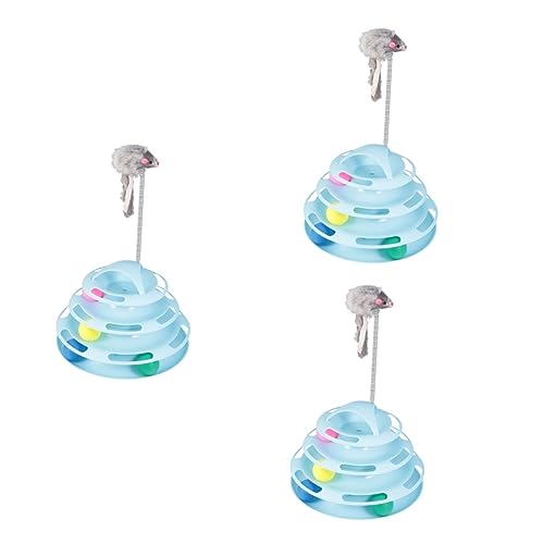 Supvox 3st Katzen-Spielzeug-Set Schuppenscharniere Heavy Duty Übungsspielzeug Für Haustiere Katzenspielzeugbahn Lernspielzeug Katzen-Teaser-Spielzeug Ball Jagen Spielkreis Plastik Puzzle Supvox 3st Katzen-Spielzeug-Set Schuppenscharniere Heavy Duty Übungsspielzeug Für Haustiere Katzenspielzeugbahn Lernspielzeug Katzen-Teaser-Spielzeug Ball Jagen Spielkreis Plastik Puzzle von Supvox