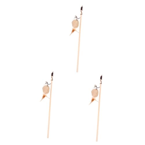 Supvox 3st Katzen-Teaser Kätzchen Beißspielzeug Outdoor-spielset Kätzchenspielzeug Für Wohnungskatzen Tragbares Katzenspielzeug Katze Jagen Spielzeug Sportstock Handheld Künstliche Feder Supvox 3st Katzen-Teaser Kätzchen Beißspielzeug Outdoor-spielset Kätzchenspielzeug Für Wohnungskatzen Tragbares Katzenspielzeug Katze Jagen Spielzeug Sportstock Handheld Künstliche Feder von Supvox