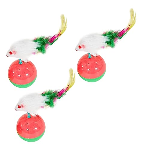Supvox 3pcs Interaktive Katze Spielzeug Tumbler Katze Teaser Spielzeug Mäuse Katze für Indoor Katzen Supvox 3pcs Interaktive Katze Spielzeug Tumbler Katze Teaser Spielzeug Mäuse Katze für Indoor Katzen von Supvox