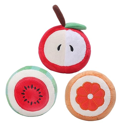 Supvox 3 Stück Orange Wassermelone Haustier Kauspielzeug Hund Molar Biss Spielzeug Für Die Zahnreinigung Plüsch Haustier Selbstspielendes Spielzeug Supvox 3 Stück Orange Wassermelone Haustier Kauspielzeug Hund Molar Biss Spielzeug Für Die Zahnreinigung Plüsch Haustier Selbstspielendes Spielzeug von Supvox