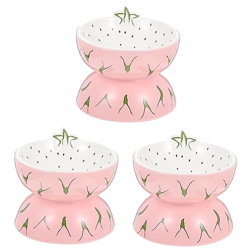 Supvox 3st Keramiknapf Für Haustiere Hundenapf Für Den Haushalt Obstbehälter Einzelerhöhter Hundenapf Futternapf Für Katzen Welpenschale Aus Keramik Wasserschale Auf Den Boden Fallen Rosa Supvox 3st Keramiknapf Für Haustiere Hundenapf Für Den Haushalt Obstbehälter Einzelerhöhter Hundenapf Futternapf Für Katzen Welpenschale Aus Keramik Wasserschale Auf Den Boden Fallen Rosa von Supvox