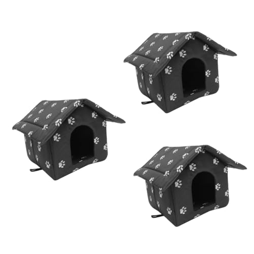 Supvox 3st Zwinger Für Streunende Katzen Hundebett Haustier Zeltbett Oxford-Stoff Supvox 3st Zwinger Für Streunende Katzen Hundebett Haustier Zeltbett Oxford-Stoff von Supvox