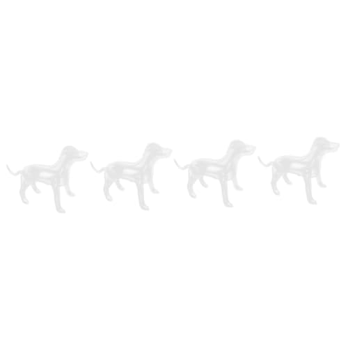 Supvox 4 Sätze Ausstellung Von Haustierbekleidung Haustiere Hundekleidung Hundeschaufensterpuppe Haustierkostüm-ausstellungsmodell Hunde Schaufensterpuppe PVC Der Hund Tierhandlung von Supvox
